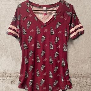 Owl V-Neck